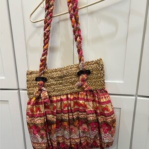 Cappelli Colorful Woven Tote Bag